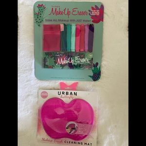 MakeUp Erasers & Makeup Brush Cleaning Mat